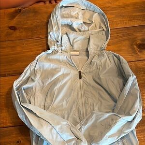 Columbia Light Blue Women's raincoat